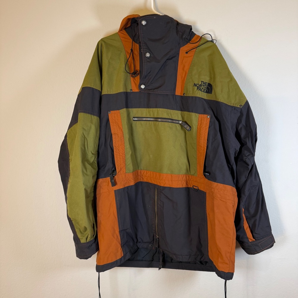 The North Face Vintage Colorblock Ski Jacket Men's Rage Ultrex Expedition Sz L